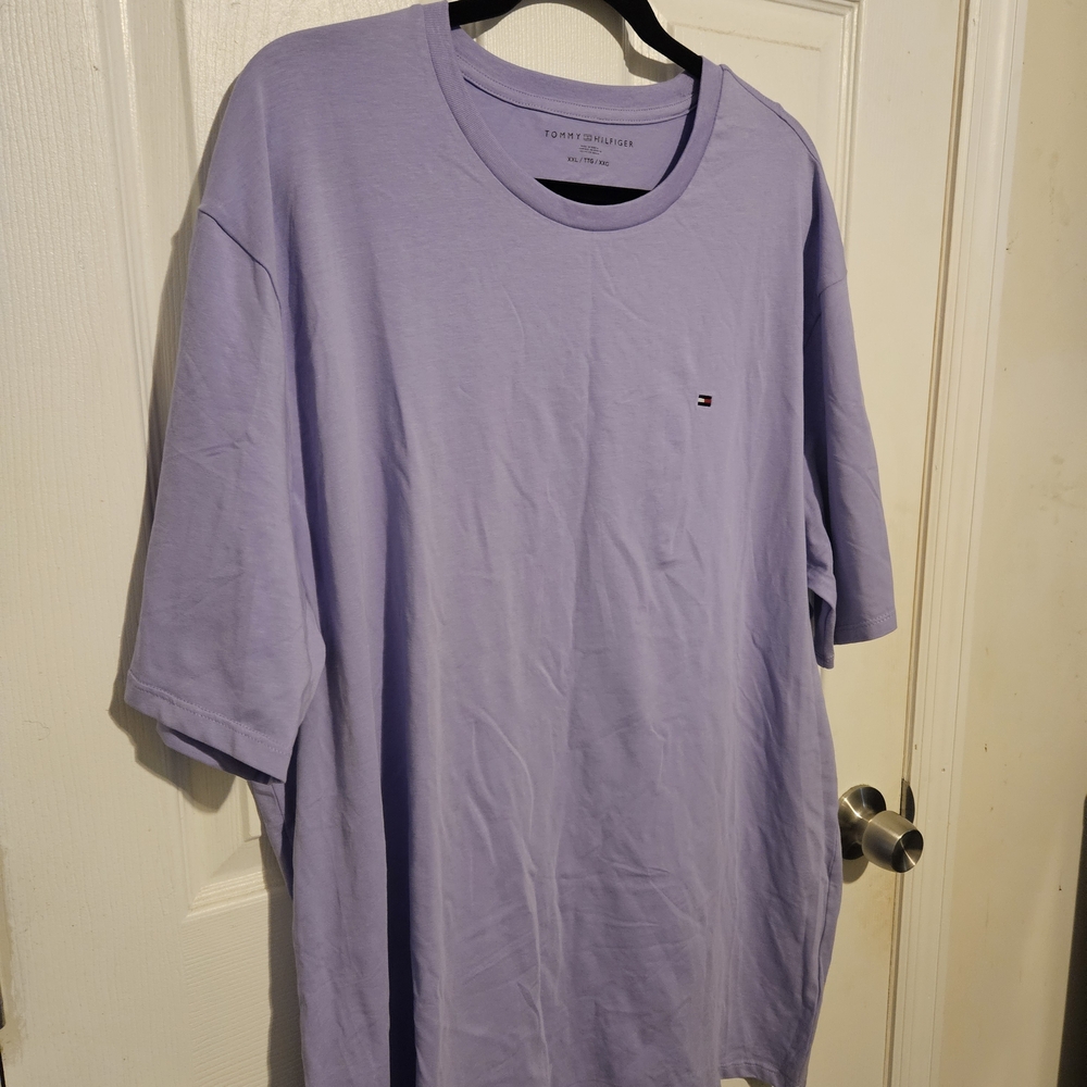 Bundle 5 Items For $25 - Tommy Hilfiger Men's Purple T-Shirt